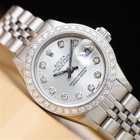 rolex silver watch womens|Rolex Silver Womens .